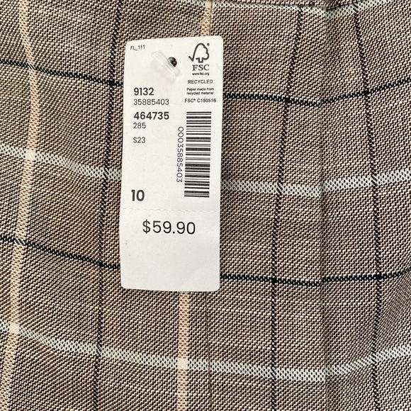 Reitman’s ladies dress pants grey stripe and check - Picture 4 of 13